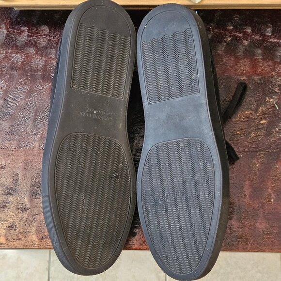 Shoe The Bear Men's Leather/Suede Sneakers, Black, Sz 12 - Picture 7 of 16